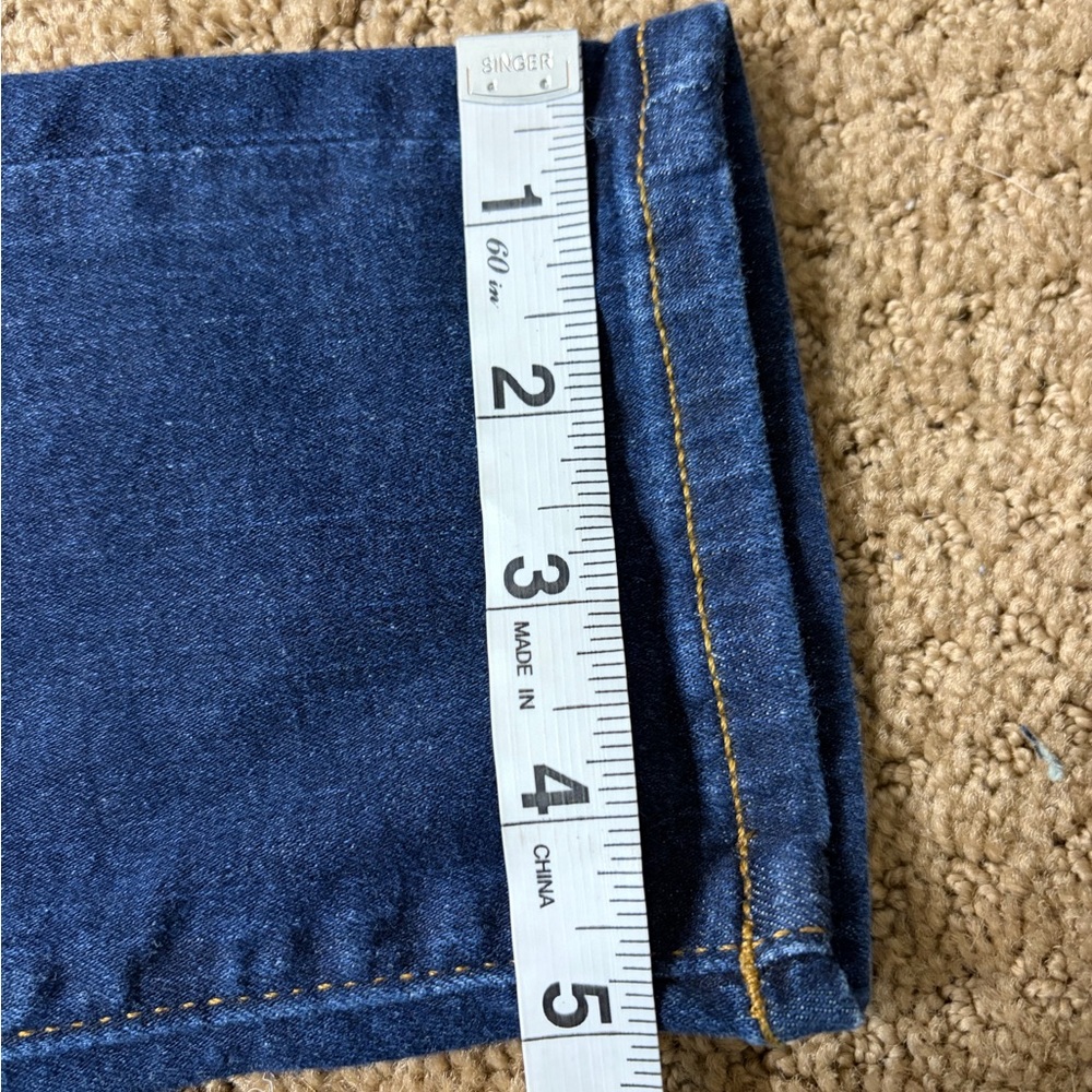 NWT LOFT Petite Mid Rise The Skinny Jeans in Vintage Dark Wash 27p - Picture 10 of 11
